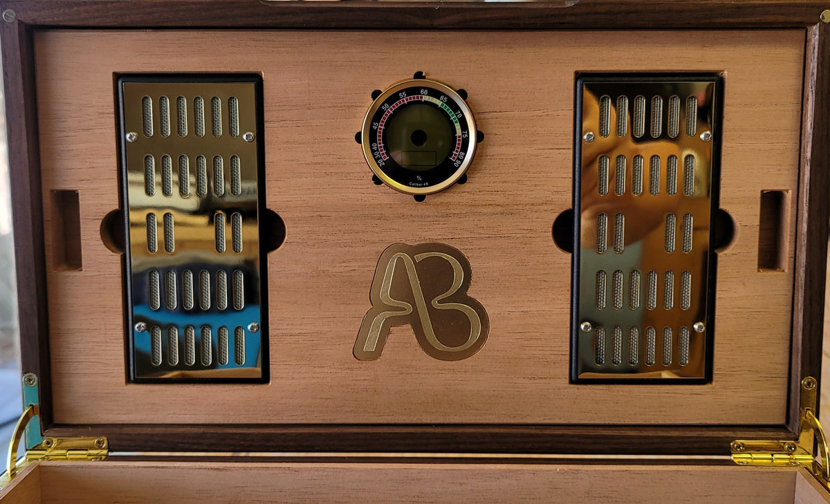 Cigar Humidor - Wenge with Spanish Cedar Lining - 80 Capacity
