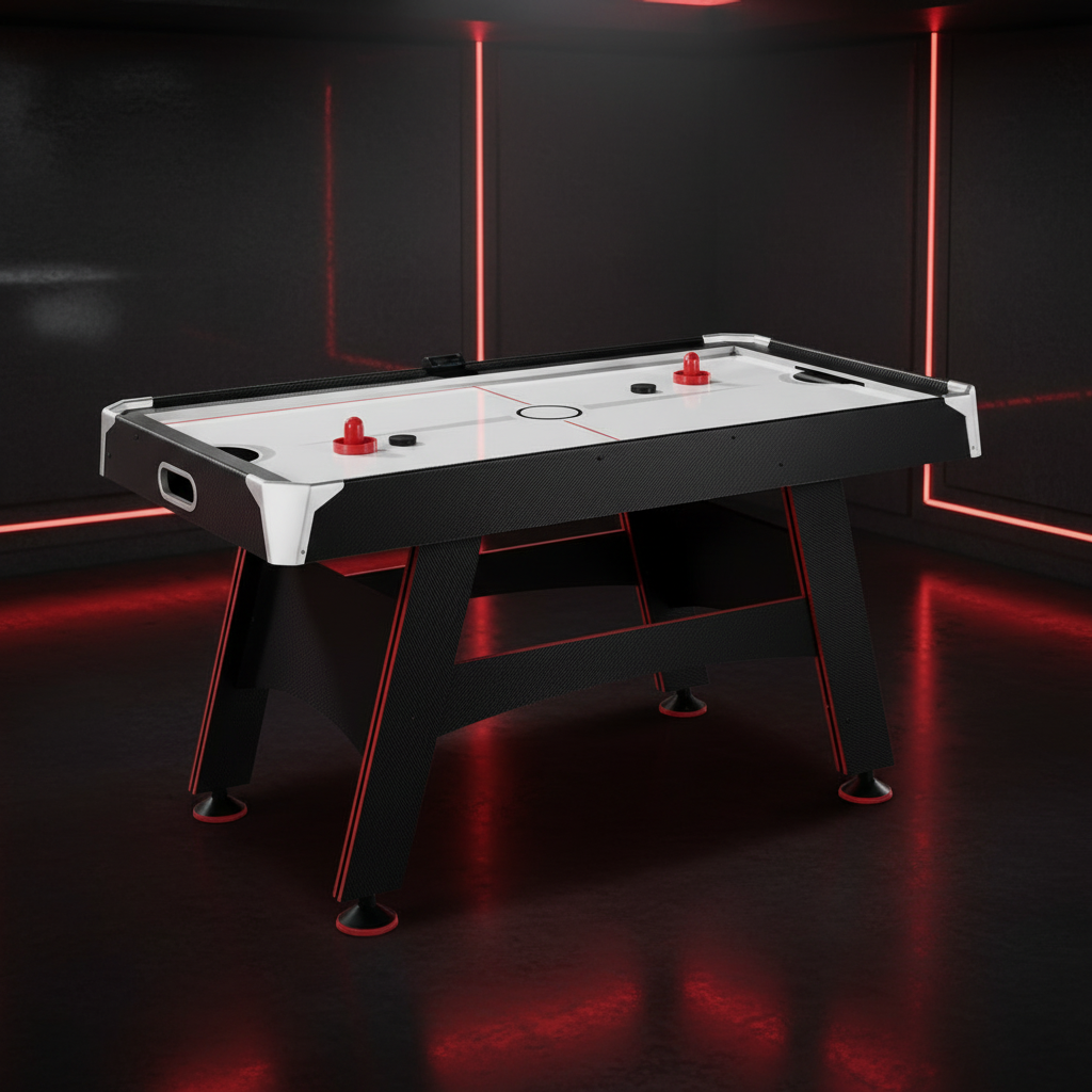 5 Ft. Air Hockey Table with Led Electronic Scorer